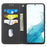 For Samsung Galaxy A35 5G Case with Strap Wallet Leather Flip Phone Cover - Black - 2