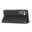 For Samsung Galaxy A35 5G Case with Strap Wallet Leather Flip Phone Cover - Black - 4