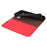 For Google Pixel 8a Phone Wallet Case Split Leather Cover Crazy Horse Texture - Red - 6