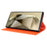 For Samsung Galaxy S24 Ultra Case with Hand Strap Genuine Cow Leather Cover - Orange - 4