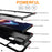 For Samsung Galaxy S24 Ultra Case Silicone+Metal Phone Cover with PET Screen Protector - Black - 5