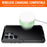 For Samsung Galaxy S24 Ultra Case Silicone+Metal Phone Cover with PET Screen Protector - Black - 6
