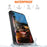 For Samsung Galaxy S24 Ultra Case Silicone+Metal Phone Cover with PET Screen Protector - Black - 7