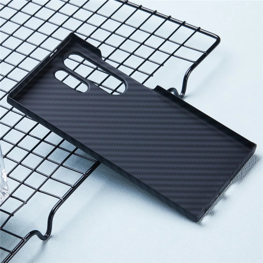 X-LEVEL For Samsung Galaxy S24 Ultra Phone Case Light Carbon Fiber Texture Design Cover - 4