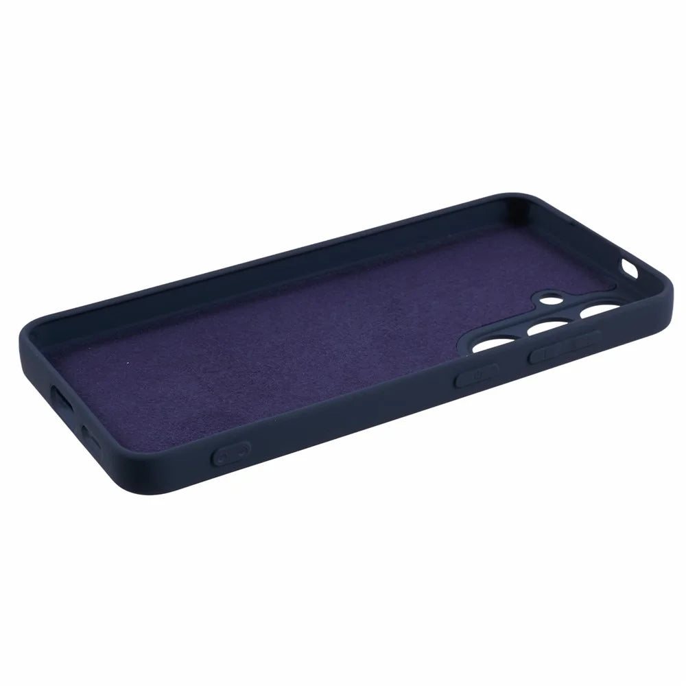 X-LEVEL For Samsung Galaxy S24+ Soft TPU Case Anti-Scratch Phone Cover - Dark Blue - 5