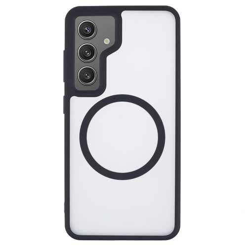 X-LEVEL For Samsung Galaxy S24 Magnetic Case Matte Finish Anti-Fingerprints Phone Cover - Black - 1