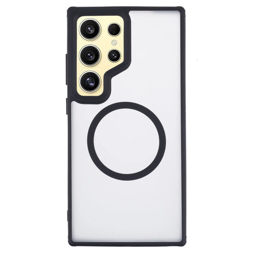 X-LEVEL For Samsung Galaxy S24 Ultra Case Shockproof PC+TPU Phone Cover Magnetic Case - Black - 1