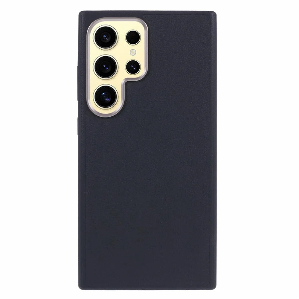 X-LEVEL For Samsung Galaxy S24 Ultra Magnetic Case PU Leather Shockproof Back Cover - Black - 1