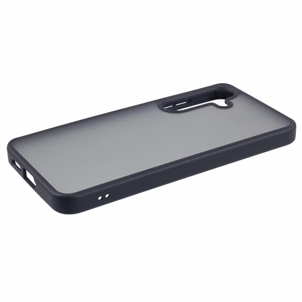 X-LEVEL For Samsung Galaxy S24+ Case Skin-Touch Acrylic+TPU Phone Cover - Black - 4