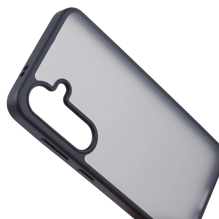 X-LEVEL For Samsung Galaxy S24+ Case Skin-Touch Acrylic+TPU Phone Cover - Black - 5
