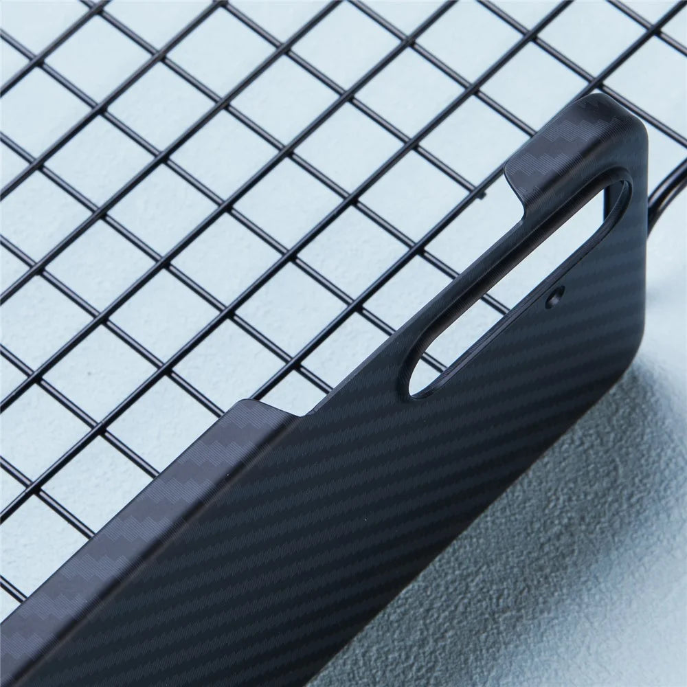 X-LEVEL For Samsung Galaxy S24 Hard PC Cover Carbon Fiber Texture Magnetic Phone Case - 7