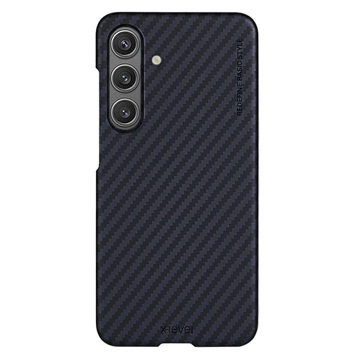 X-LEVEL For Samsung Galaxy S24+ Carbon Fiber Magnetic Case Scratch Resistant Slim Cover - 1