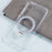 X-LEVEL PITHY STONE II For Samsung Galaxy S24 Case PC+TPU Back Cover Kickstand Magnetic Case - Transparent - 6