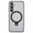 X-LEVEL PITHY STONE II For Samsung Galaxy S24+ Case Magnetic Case Back Cover Kickstand - Grey - 1