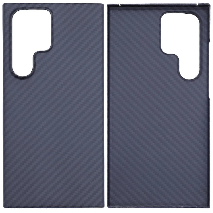 For Samsung Galaxy S24 Ultra Aramid Fiber Phone Case 1500D Coarse Texture Case-Less Touch Feeling - Black - 3