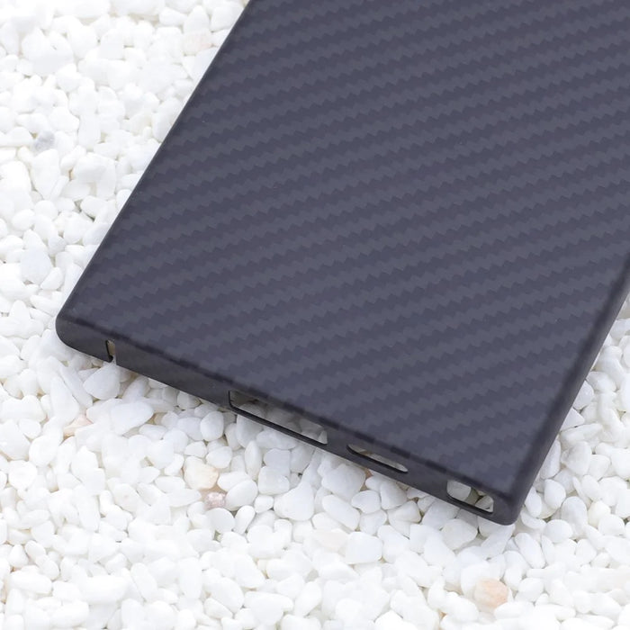 For Samsung Galaxy S24 Ultra Aramid Fiber Phone Case 1500D Coarse Texture Case-Less Touch Feeling - Black - 5
