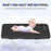 For Samsung Galaxy S24 Case with Hand Strap Liquid Silicone Kickstand Phone Cover - Black - 2