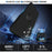 For Samsung Galaxy S24 Case with Hand Strap Liquid Silicone Kickstand Phone Cover - Black - 3
