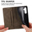 DF-05 For Samsung Galaxy A55 5G Leather Phone Case RFID Blocking Wallet - Brown - 2