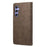 DF-05 For Samsung Galaxy A55 5G Leather Phone Case RFID Blocking Wallet - Brown - 5