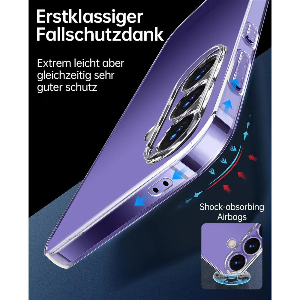 For Samsung Galaxy S24 Clear Soft TPU Case Anti-Scratch Phone Cover - 6