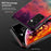 For Samsung Galaxy A55 5G Phone Case Tempered Glass+PC+TPU Cover - Cosmic Starry Sky - 4