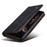 For OnePlus Ace 3 5G / 12R 5G Case Waxy Crazy Horse Texture PU Leather Cover Phone Wallet - Black - 5