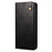 For OnePlus Ace 3 5G / 12R 5G Case Waxy Crazy Horse Texture PU Leather Cover Phone Wallet - Black - 6
