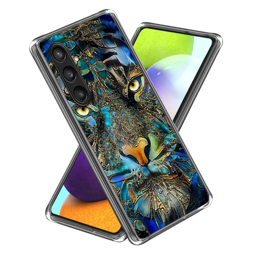 For Samsung Galaxy S24+ Soft TPU Case Pattern Printing Slim Phone Cover - Tiger Gaze - 1