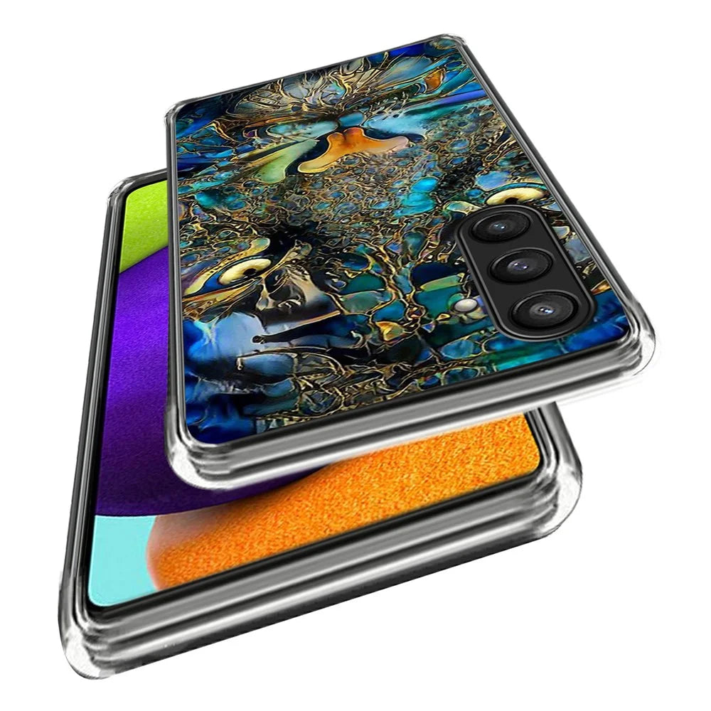 For Samsung Galaxy S24+ Soft TPU Case Pattern Printing Slim Phone Cover - Tiger Gaze - 2
