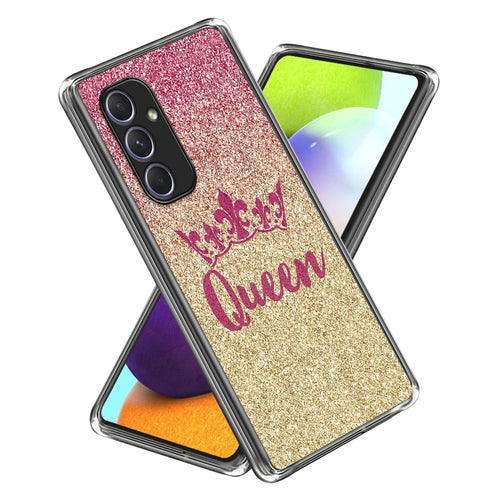For Samsung Galaxy A54 5G Case Flexible TPU Phone Cover Pattern Printing - Shining Queen - 1