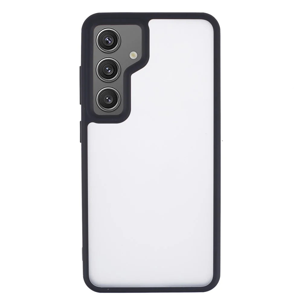 X-LEVEL For Samsung Galaxy S24 Case PC+TPU Matte Shockproof Cover - Black - 1