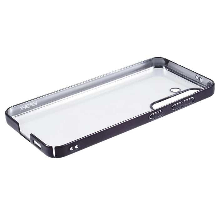 X-LEVEL Shockproof Case for Samsung Galaxy S24 Phone Shell Hard PC Electroplating Cover - Black - 3