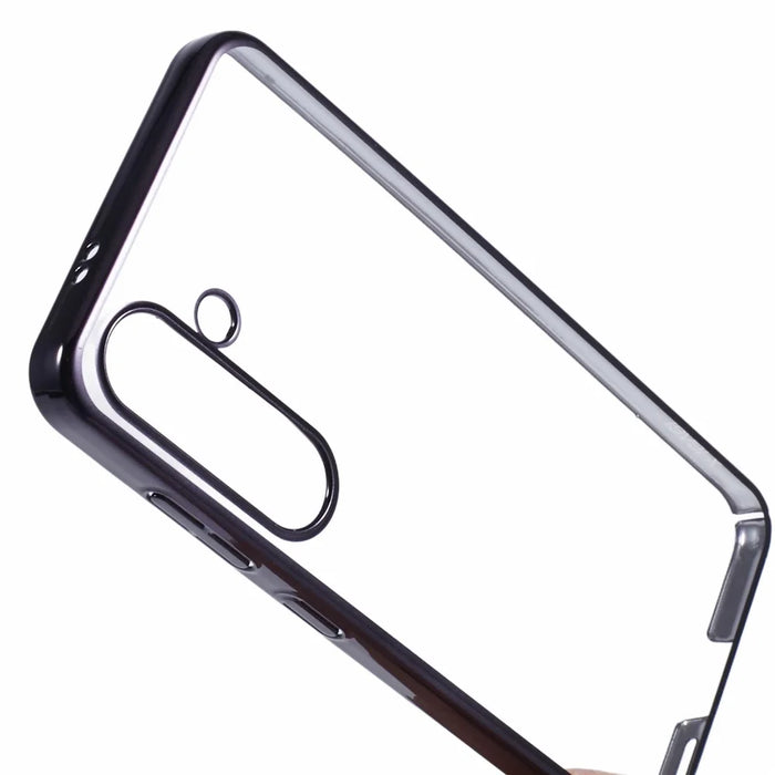 X-LEVEL Shockproof Case for Samsung Galaxy S24 Phone Shell Hard PC Electroplating Cover - Black - 5