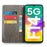 For Samsung Galaxy F14 5G Case Imprinted Deer Tree Pattern Protective Cover with Wrist Strap - Grey - 2
