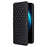 For vivo X100 Pro 5G Case Magnetic Closure Wallet Phone Protector Rhombus Pattern - Black - 5