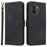 For vivo S18e 5G Leather Phone Case RFID Blocking Shockproof Flip Cover - Black - 1