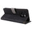For vivo S18e 5G Leather Phone Case RFID Blocking Shockproof Flip Cover - Black - 4