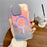 For iPhone 15 Pro Max Ink Painting Gradient Case PC+TPU Magnetic Phone Cover - Blue - 2
