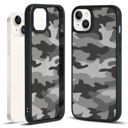 IBMRS For iPhone 15 Back Case Anti-scratch TPU+PC Mobile Phone Cover - Camouflage - 1