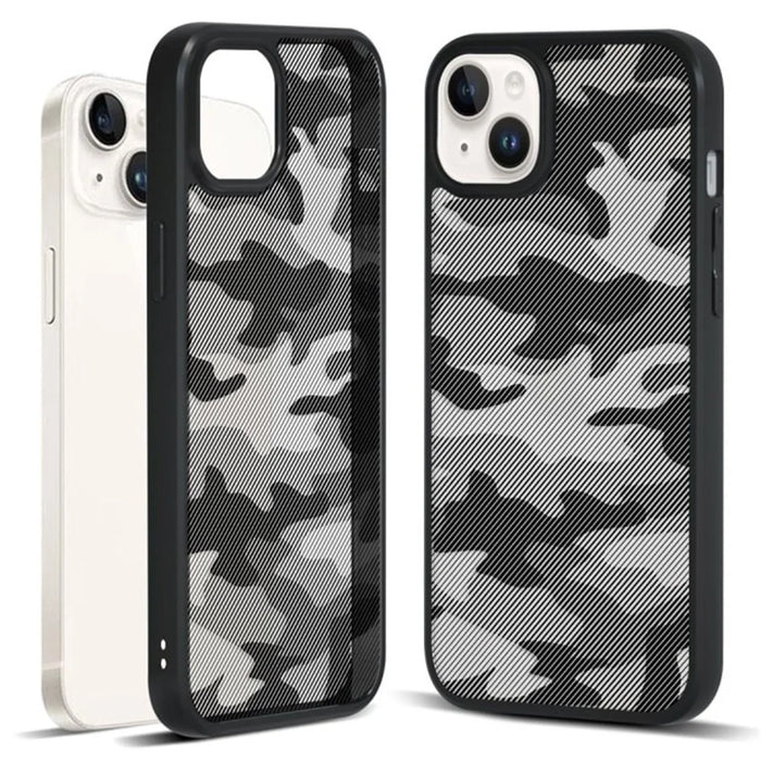 IBMRS For iPhone 15 Back Case Anti-scratch TPU+PC Mobile Phone Cover - Camouflage - 1