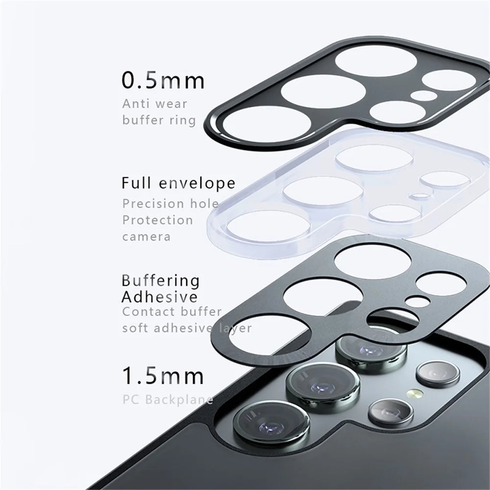 For Samsung Galaxy S24 Ultra Case TPU+PC Reinforced Corners Phone Cover - 2
