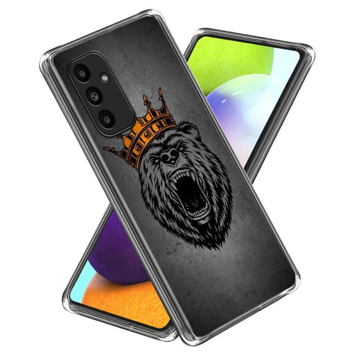 For Samsung Galaxy A15 4G / 5G TPU Protective Case Pattern Back Phone Cover - Gorilla - 1