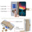 For OnePlus 10 Pro 5G Crossbody Wallet Case PU Leather Zipper Purse Phone Cover Makeup Mirror - Blue - 4
