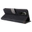 For Realme C67 4G / 12 Lite 4G Case Wallet Stand RFID Blocking PU Leather Phone Cover - Black - 4