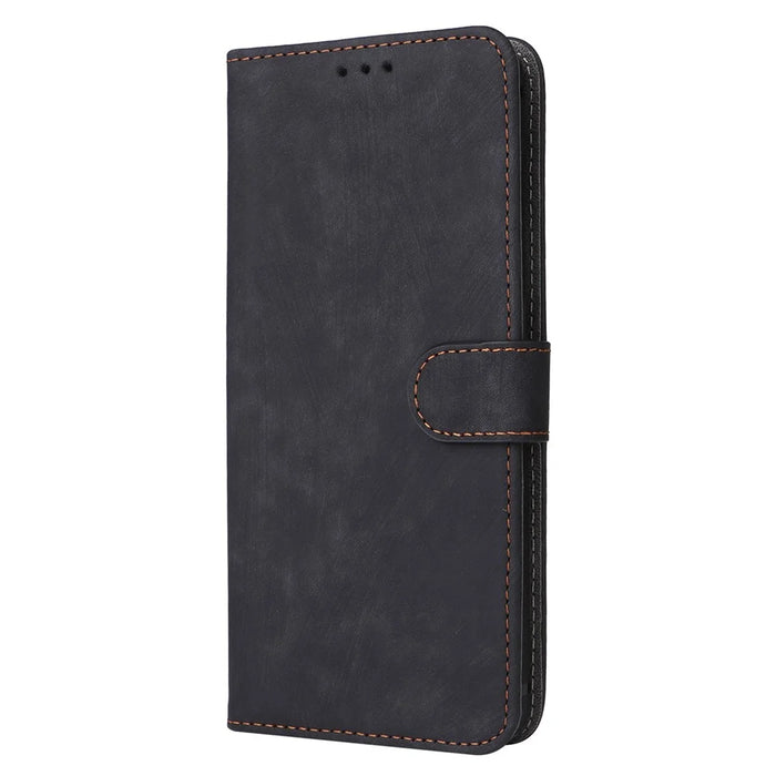 For Realme C67 4G / 12 Lite 4G Case Wallet Stand RFID Blocking PU Leather Phone Cover - Black - 6
