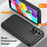 For Samsung Galaxy A15 4G Shockproof Case PC+TPU+PC Phone Back Cover - Black - 3