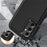 For Samsung Galaxy A15 4G Shockproof Case PC+TPU+PC Phone Back Cover - Black - 6
