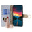 For OnePlus 9RT 5G Case Leather Phone Bag Cover Stand Card Holder with Chain Strap - Blue - 2