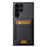 SUTENI H03 For Samsung Galaxy S24 Ultra Case Waxy Texture Vertical Flip Protective Shell - Black - 1